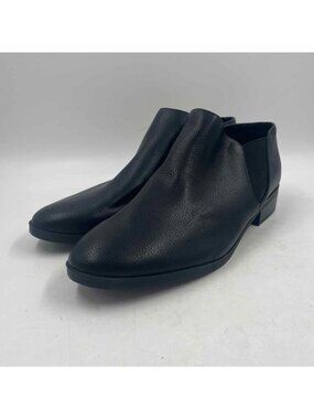 Kensie Vegan Leather Booties Women's Shoe Size 10 Black pebble Casual